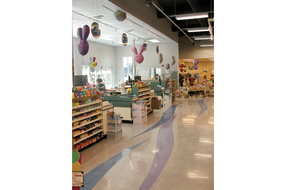 Cooke's Market Interior Floors and shopping space