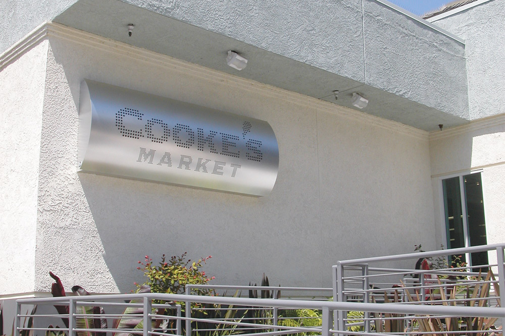 Cooke's Market Exterior Sign